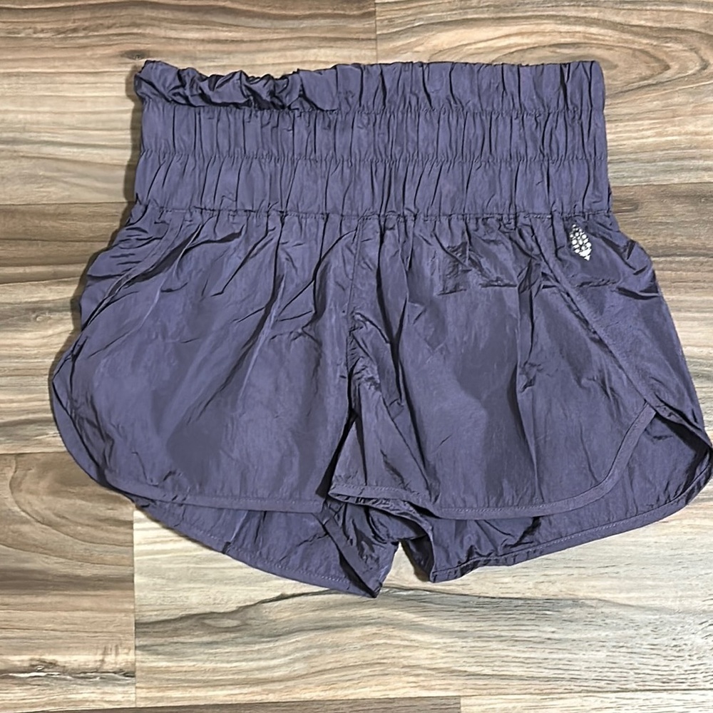 Free People Movement The Way Home Shorts Purple Medium Athletic